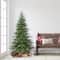 6.5ft. Pre-Lit Alberta Artificial Spruce Christmas Tree, White Lights
